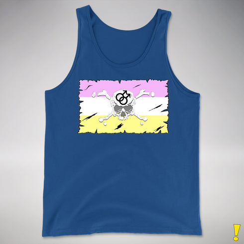 Twink Pride Pirate Flag Premium Tank Top - Royal Blue